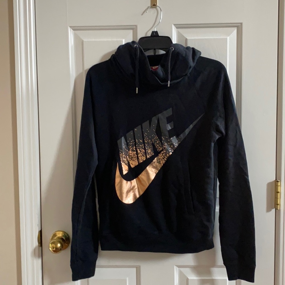 Nike Black & Rose Gold Hoodie - Picture 2 of 12